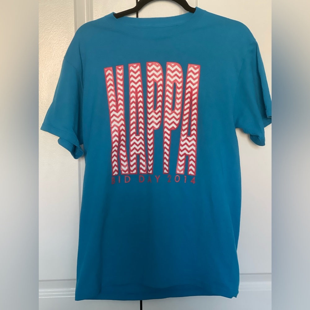 Greek life Vintage Kappa Kappa Gamma Bid Day 2014 tee size medium